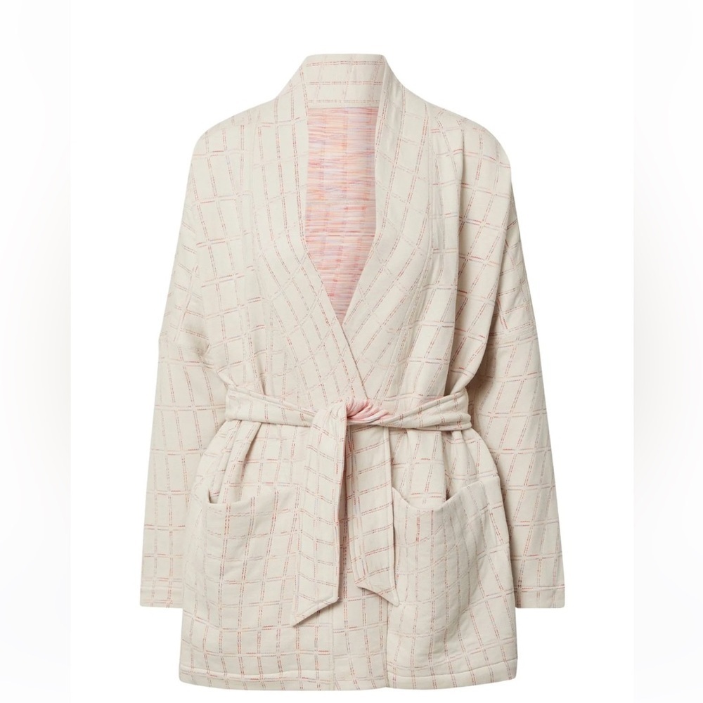 Nike Women's Yoga Therma-Fit‎ Luxe Jacquard Cardigan Size 14/1X